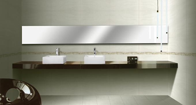 W75502让浴室空间更明亮大气的墙砖
